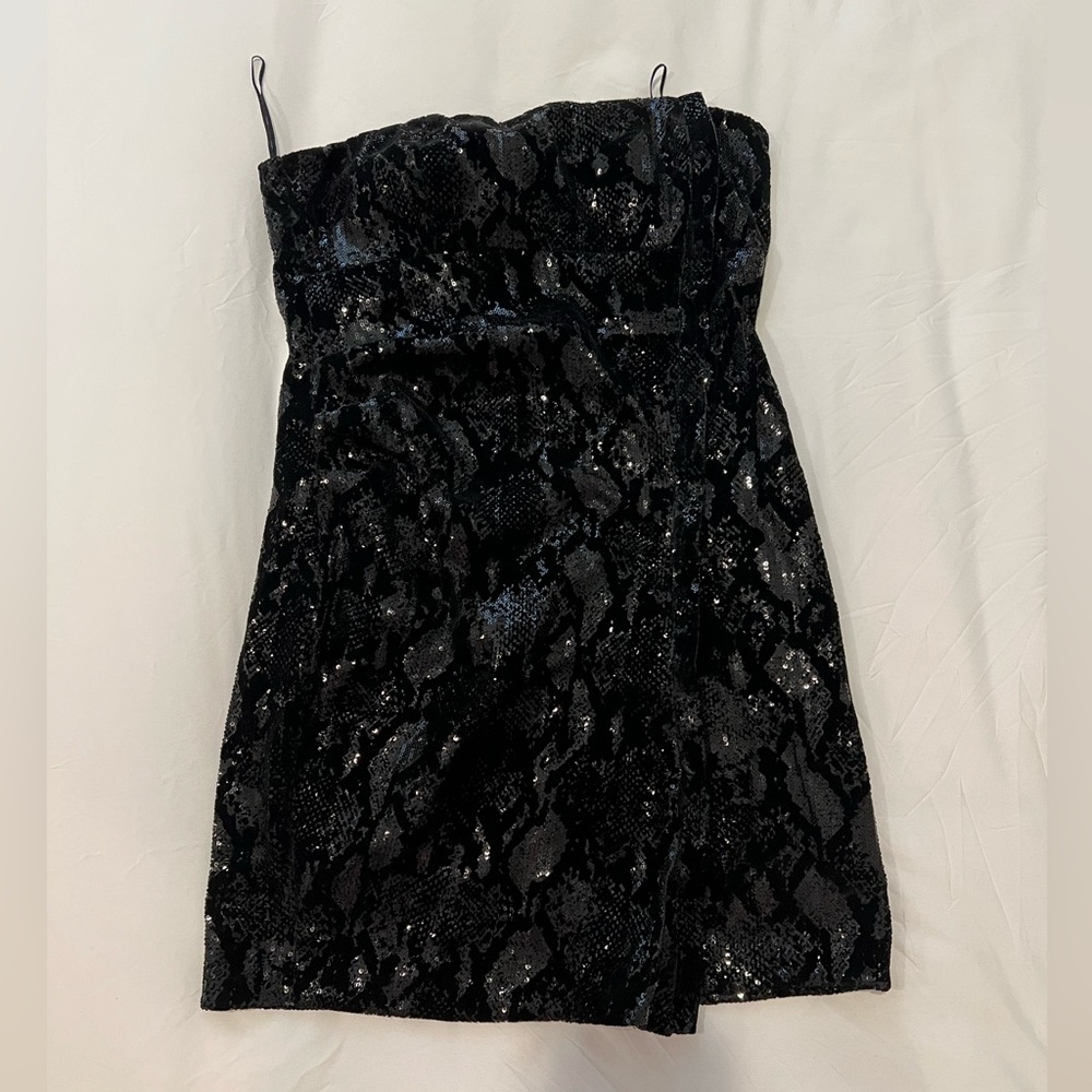 Zara Strapless Sheath Dress Cocktail